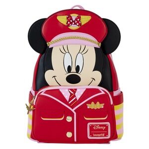 Loungefly Disney‎ Minnie Mouse Pilot Cosplay Mini Backpack Exclusive